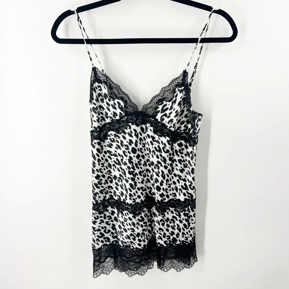 ✅ Victoria's Secret Black Cheetah Print Lingerie SIZE SMALL‎